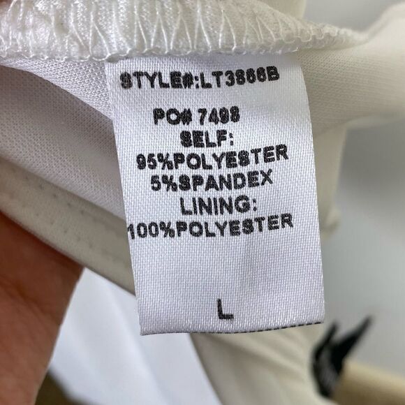 Rehab Lab White Structured Sleeveless Strapless Corset Top - Picture 6 of 6